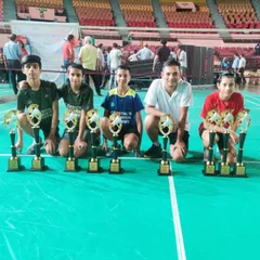 A fantastic haul of trophies from the Delhi State Badminton Championship 2022. This image captures the collective success of our players and is a testament to the hard work put in by the entire NBA family, including players and coaches.