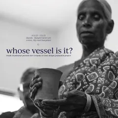We're proud to support our students' personal projects, like this powerful graduation project, "Whose vessel is it?", which explores social inequality through ceramics.