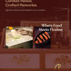 Curated menus, crafted memories. Our elegant buffet counters are designed to showcase our signature dishes with finesse.