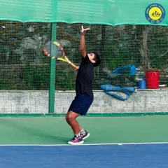 A beautiful, powerful serve from one of our national-level players. I provide the training and environment for athletes to reach the highest levels of competition.