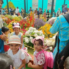 Our little explorers at the Lalbagh Flower Show. Field trips like this are a feast for the senses and a wonderful opportunity for learning about botany and nature in the real world.