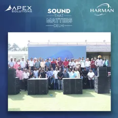 A group photo with attendees and my team at the 'Sound That Matters' demo event in Delhi. I believe in building a community around great audio, sharing knowledge and hands-on experiences with fellow enthusiasts and professionals.