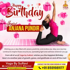Wishing a Happy Birthday to Yogini Anjana Pundir. We celebrate her growth, grace, and gratitude on and off the mat.
