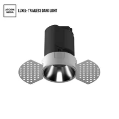 The Luxel Trimless Dark Light is designed for ultimate eye comfort. It features an anti-glare reflector with a low UGR (Unified Glare Rating) and a front-loading frame, making it a designer's first choice for seamless, comfortable lighting.