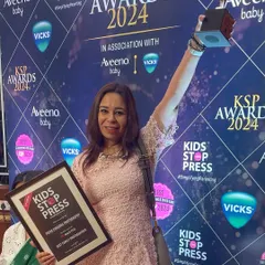 Celebrating the win! This award is a beautiful recognition of nearly a decade of work, and I'm so grateful for the journey.