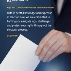 My firm offers comprehensive election law services throughout India. We focus on electoral compliance advisory and litigation, helping candidates and political parties navigate the legal complexities of the entire electoral process, from filing nominations to challenging results.