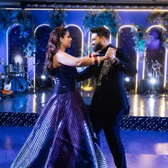 When their love is so palpable it fills the room, the dance becomes a celebration for everyone. This couple's first dance was a perfect blend of elegance and joy, set against a beautiful starry night theme.