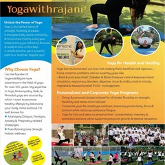 A comprehensive flyer about my services, my 20+ years of experience, and the types of programs I offer.