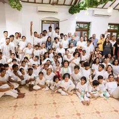 A special moment from our Children's Day celebration. It's amazing to see so many young ones and their families embracing the energy and playfulness of Capoeira.