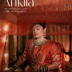 A bridal portrait that feels like a magazine cover. I focus on elegant lighting and composition to capture the bride's grace and the intricate details of her wedding attire.