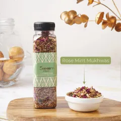 My Rose Mint Mukhwas is a fragrant and refreshing blend of rose petals, mint, and other natural ingredients. It's a delightful way to end any meal.
