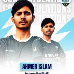 A proud moment for the club as our U19 player, Ahmer Islam, was selected to represent Bihar at the U-20 Men's National Football Championship.