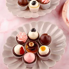 An assortment of mini cupcakes, perfect for a festive dessert platter or Diwali party.