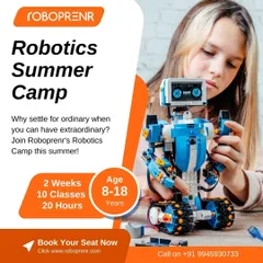 Why settle for ordinary when you can have an extraordinary summer? Our two-week robotics camp offers 10 classes and 20 hours of immersive, hands-on learning.