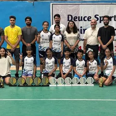 The results of our hard work. This is our team after a dominant performance at the Gurgaon District Championship 2025, where we secured a total of 10 medals, including 5 golds and 5 silvers.