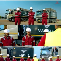 Capturing the professional crew of Varsha Logistics. Our videography focuses on both the impressive machinery and the skilled people who operate it, creating a complete corporate narrative.