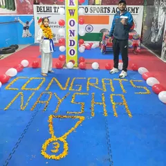 We are a family, and we celebrate every victory together. Here is the special welcome we gave Naysha at the academy after she won her national bronze medal. Every achievement, big or small, is a win for our entire team.