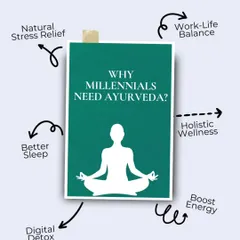 For millennials juggling work, life, and digital overload, Ayurveda offers a path to balance. It provides tools for natural stress relief, better sleep, and holistic wellness, helping you boost energy and find your center in a hectic world.