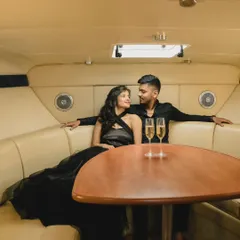 An exclusive yacht photoshoot in Goa offers a touch of luxury and adventure. We capture both intimate and glamorous moments as you cruise along the beautiful coastline.