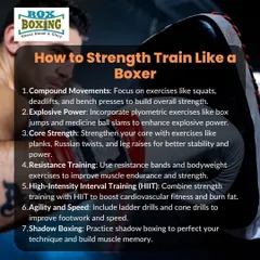 I believe in teaching the 'why' behind the 'what'. This is my philosophy on how to strength train like a boxer, focusing on everything from compound movements to agility and shadow boxing.