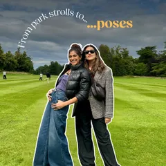 From park strolls to poses. A candid moment with Mrunal Thakur on location. These informal interactions are often where we discuss character and style, building a collaborative and fun environment on set.