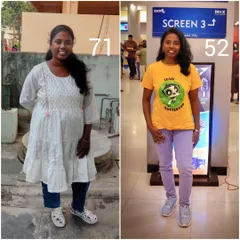 An amazing journey from 71 kg to 52 kg. This is what happens when you stop making excuses and start making changes. We are so proud of the hard work and dedication shown here.