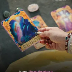 Tarot is more than just predicting the future; it is a mirror to your soul. This card, 'The Situation Will Improve', is a message of hope that I found on my own path. It reflects my belief that tarot provides guidance to navigate challenges and find the light.