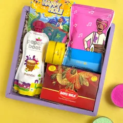Celebrate the festival of colors with a hamper that’s just as vibrant. This Holi gift box is packed with fun and flavor, including a refreshing Paper Boat thandai, natural gulal for safe play, a jar of Chandan tika, and a box of traditional sweets. It’s a complete package to kickstart the Holi celebrations for your family, friends, or employees.