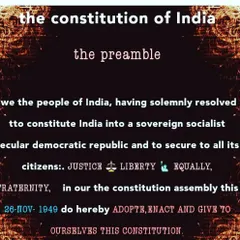 The Preamble is the soul of our Constitution. It lays down the core principles of Justice, Liberty, and Equality for all citizens, which I strive to uphold in my legal practice.