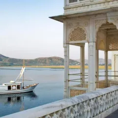 The iconic Taj Lake Palace in Udaipur, a venue that floats on water and offers unparalleled romance and luxury. A wedding here is a truly once-in-a-lifetime experience.