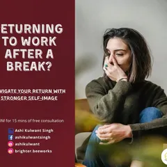 Are you thinking about returning to work after a career break? It can be a daunting step, but you don't have to do it alone. My coaching is specifically designed to help you rebuild your professional identity and navigate your return with a stronger, more confident self-image.