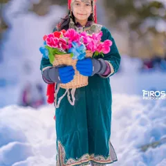 My daughter, my love. Capturing her in traditional Kashmiri dress during our trip was a precious moment. Her innocence and the beauty of the snow created a perfect memory.