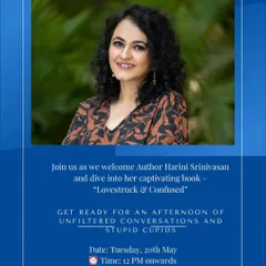 Get ready for an afternoon of unfiltered conversations and stupid cupids! Don't miss this chance to connect with author Harini Srinivasan over stories, coffee, and camaraderie.