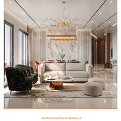 At the Kutumb residential project, the living spaces are defined by voluminous proportions and a palette of understated opulence. I used marble finishes, sculptural lighting, and curated furniture to create an environment of refined elegance and distinction.