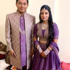 The complete engagement look for the happy couple. I also offer grooming services for the groom to ensure you both look your best.