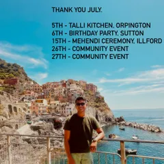 Sharing my packed schedule for July. My work takes me to all kinds of events, including birthday parties, Mehendi ceremonies, and community gatherings.