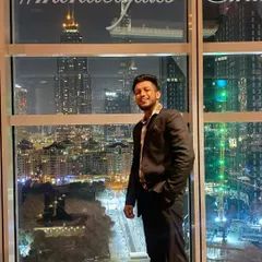 A photo from my gig at the Emirates Financial Towers, with the stunning Dubai skyline and Burj Khalifa in the background. We are experienced in performing at premium corporate venues and understand the level of professionalism required.