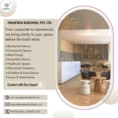 From corporate headquarters to commercial hospitality venues, we bring clarity to your space before the build starts. This image shows a sophisticated reception or lounge area, featuring a marble counter and elegant seating, perfect for a luxury hotel or high-end retail space.