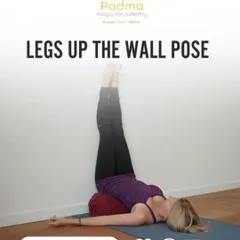 Legs Up the Wall is a deeply restorative pose that calms the nervous system, reduces swelling in the legs, and promotes relaxation.