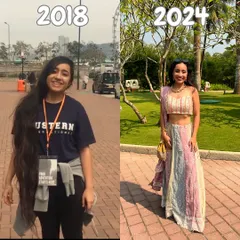 This transformation from 2018 to 2024 wasn't just physical. It was a complete mindset shift from chasing quick fixes to building a sustainable lifestyle with balanced nutrition and consistent strength training.