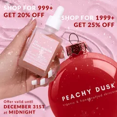 Get your holiday glow on with these festive discounts. This Christmas offer gives you a percentage off based on how much you spend on your favorite skincare products.