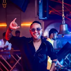 That moment when I drop a classic like 'Tauba Tauba' and the whole club erupts. This is me, fully in my element, bringing the Bollywood drama to The Fixx.