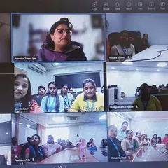 Celebrating Valentine's Day with a special session for over 200 women from the Conneqt group. The webinar focused on 'managing your image' through dressing, accessorizing, and body language as an act of self-love and empowerment.