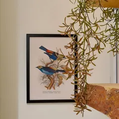 Another detail from the laundry room, showing how greenery can soften a utilitarian space. The contrast between the natural plant and the framed art creates a lovely little moment.