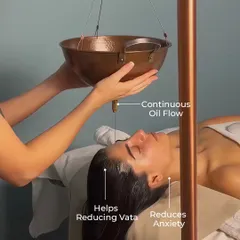 The continuous flow of oil in Shirodhara is not just relaxing; it actively helps in reducing aggravated Vata dosha, which is often the root cause of anxiety and restlessness. This therapy brings a profound sense of calm.
