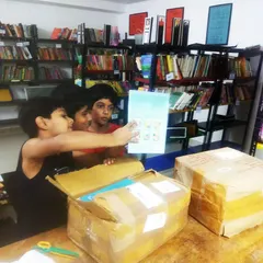 Our kids were so excited to pick out books to share with the children in Chennai. This is what community is all about: helping each other in times of need.