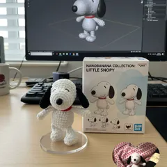 Here’s my take on the classic Snoopy. I love recreating nostalgic characters, and this little guy is perfect as a desk buddy or a keychain for any Peanuts fan.