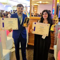 The founders of Givan Academy with the awards. As a team, we are dedicated to creating a positive and effective learning environment for every child who walks through our doors.