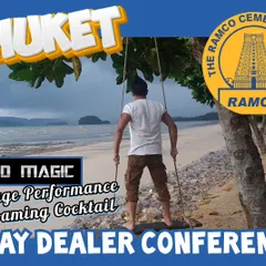 Taking a moment to enjoy the view in Phuket before a 2 day dealer conference for Ramco. My work takes me to amazing places, and I'm always ready to perform, whether it's a stage performance or roaming cocktail magic.