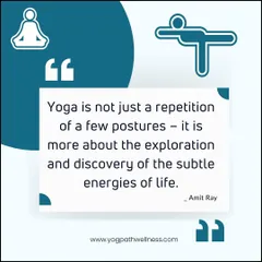 Yoga is more than just physical postures. It is an exploration of the subtle life energies that flow within us, a journey of discovery.